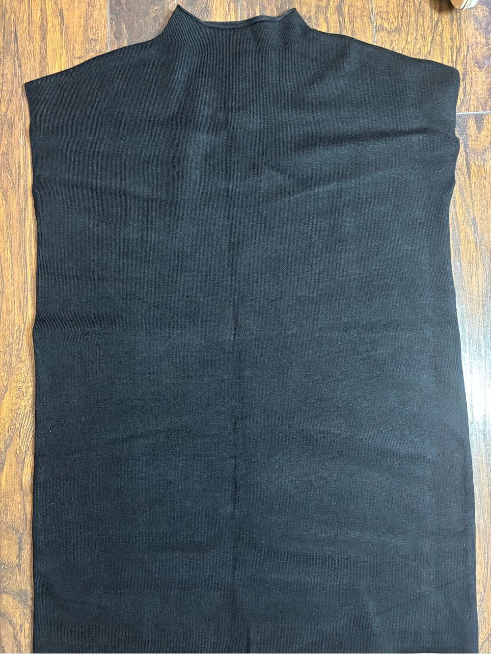 Women’s pixi + ivy Classic Black Sleeveless Mock Neck Knit Sweater Dress
